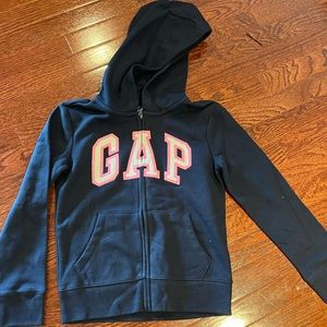 Gap Factory girls hooded sweatshirt full zip